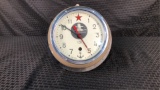 Working Russian Submarine Wall Clock w/ Key-