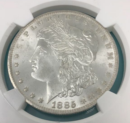 1885-O Morgan Silver Dollar-