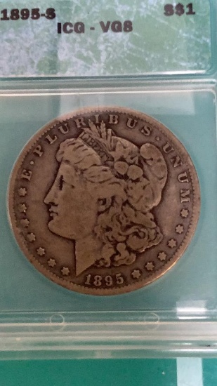 1895 - S Morgan Silver Dollar
