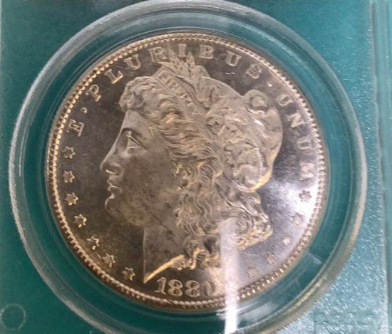 1880 - S Morgan Silver Dollar