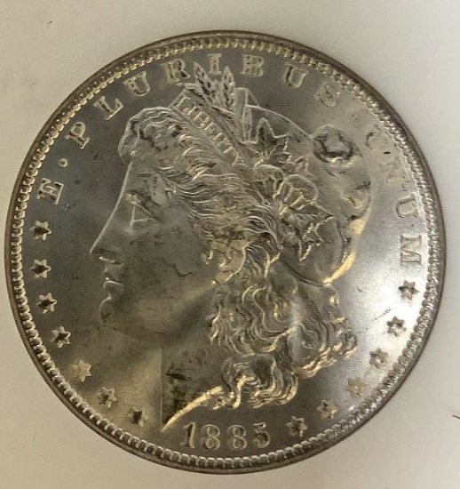 1885 - O Morgan Silver Dollar