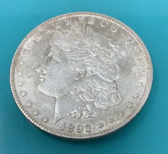 1893-P VAM4 Morgan Silver Dollar-
