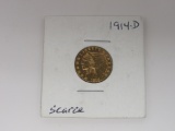 1914-D $2.5 Gold Indian Head
