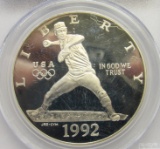 1992-S US Olympic Baseball Silver Commemorative Co