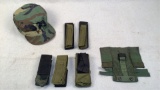 Army Surplus OD green pouches Assorted