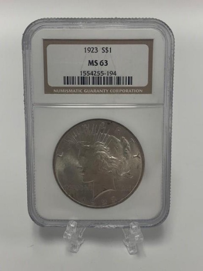 1923-S US Peace Silver Dollar