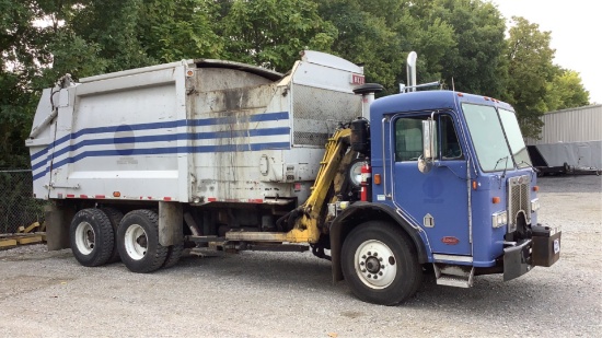 2007 Peterbilt 320 Side Load Garbage Truck INOP