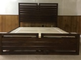 California King Bed and Mirror-