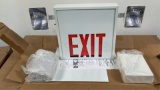 (8) Lightolier Emergency Exit Signs
