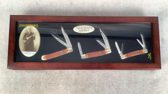 Browning Triple Tribute Knife Set