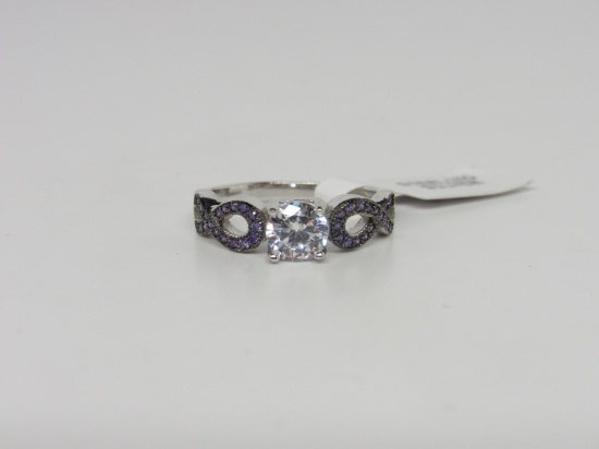 Sapphire & Amethyst Ring