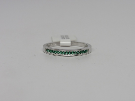 Emerald Pave Ring