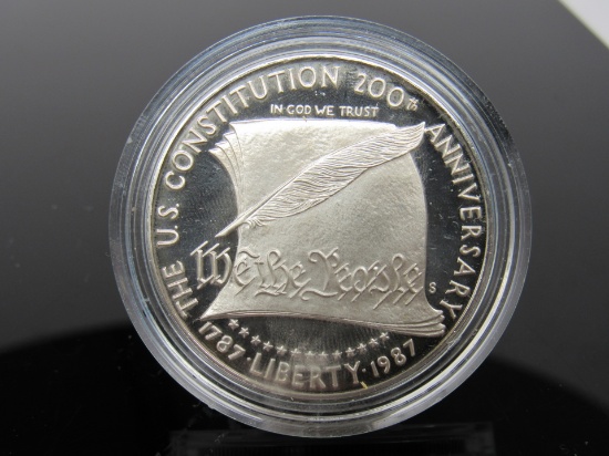 1987 US Silver $1 200th Ann Constitution Comm