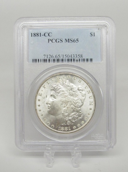 1881-CC US Morgan Silver Dollar