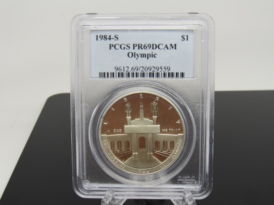 1984 - S Olympic $1 Silver Commemorative Coin