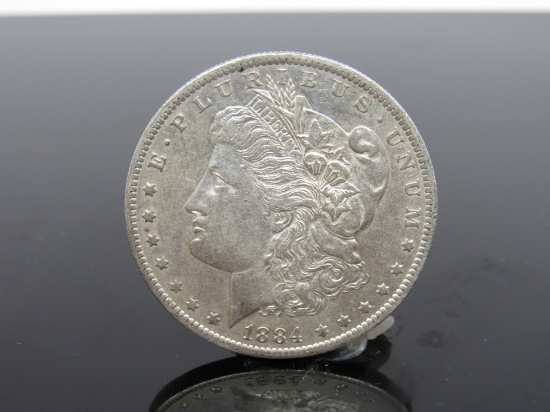 1884 US Morgan Silver Dollar