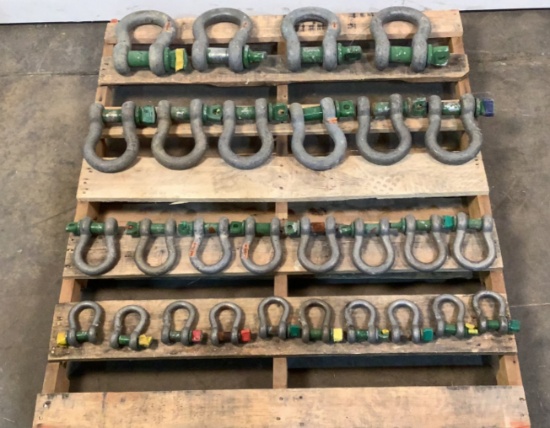 (28) Assorted Shackles