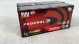(2 times the bid) 100 Federal Syntech 9mm Luger
