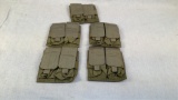 (5) Eagle Industries Double M4 Mag Pouches