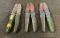 (4) Greenlee Quick Cycle Crimping Tools