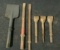 (6) Assorted Jackhammer Bits