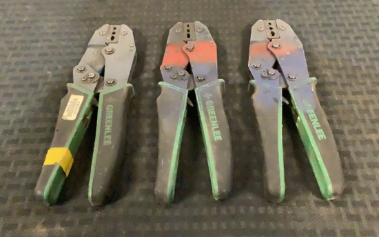 (4) Greenlee Quick Cycle Crimping Tools