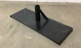 Receiver Hitch Skid Steer Attachment