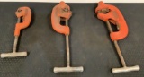 (3) Ridgid Pipe Cutters