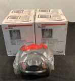 (4) 3M Full Facepiece Respirator 6800