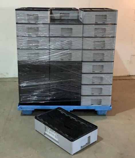 (48) Flextote Inter lock Storage Bins