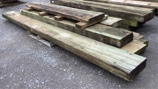 Walnut St Bridge Wood Plank and Beams