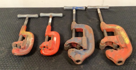 (4) Ridgid Pipe Cutters