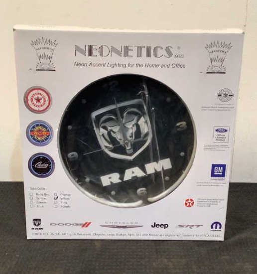 Neontics Ram Clock