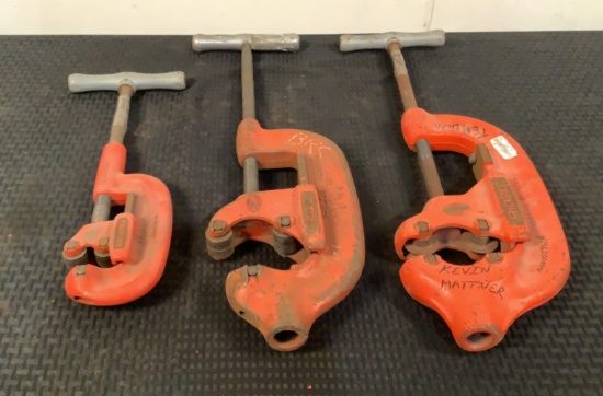 (3) Ridgid Pipe Cutters
