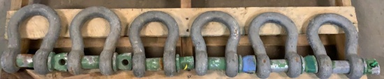 (6) 12 Ton Shackles