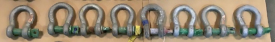 (8) 6 1/2 Ton Shackles