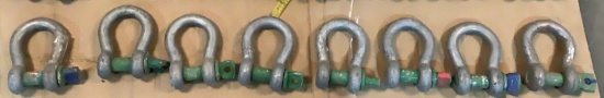 (8) 6 1/2 Ton Shackles