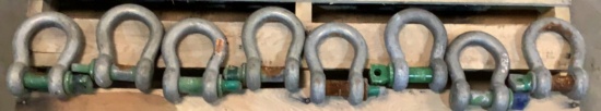 (8) 8 1/2 Ton Shackles