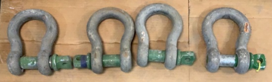 (4) 17 Ton Shackles