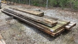 Walnut St Bridge Wood Planks and Beam