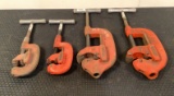 (4) Ridgid Pipe Cutters