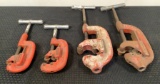 (4) Ridgid Pipe Cutters