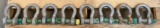 (8) 6 1/2 Ton Shackles