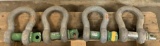 (4) 17 Ton Shackles