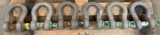 (6) 12 Ton Shackles