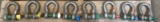 (8) 4 3/4 Ton Shackles