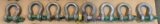 (8) 6 1/2 Ton Shackles
