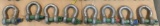 (8) 6 1/2 Ton Shackles