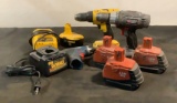 Assorted Drills and Batteries