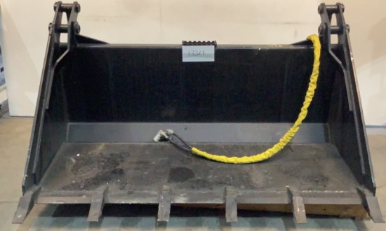 65.5" Tooth Skid Steer Bucket Attachment